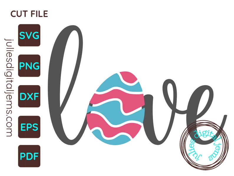Love SVG Valentines day svg Easter svg Easter Egg svg | Etsy