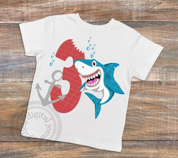 Free Free 3Rd Birthday Shark Svg 605 SVG PNG EPS DXF File