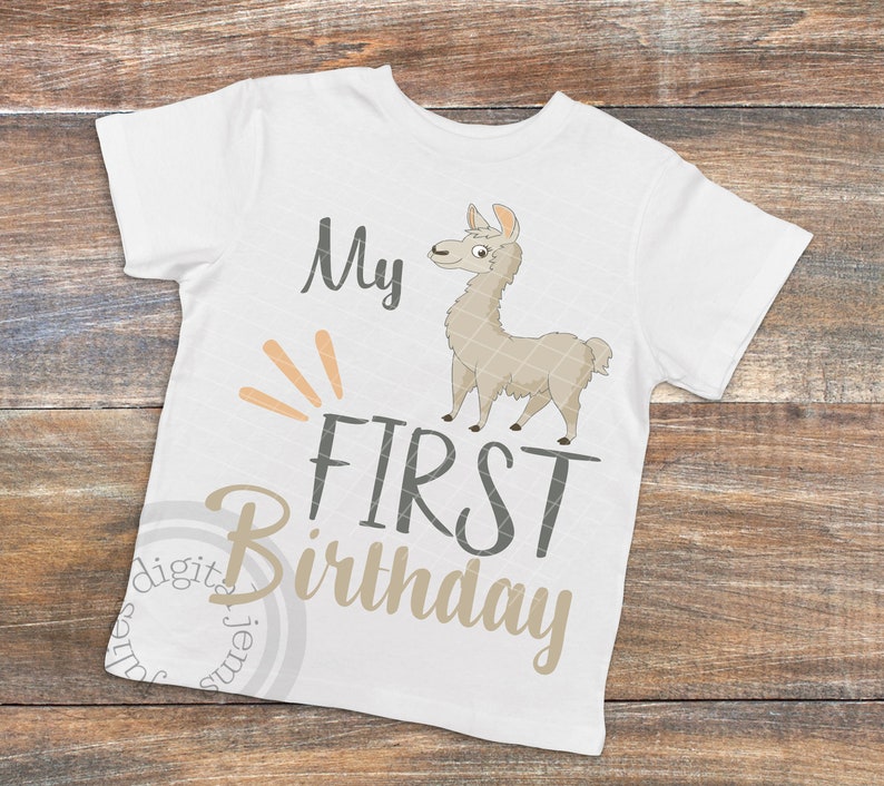 Download Llama svg Llama birthday party Llama shirt girl svg 1st | Etsy
