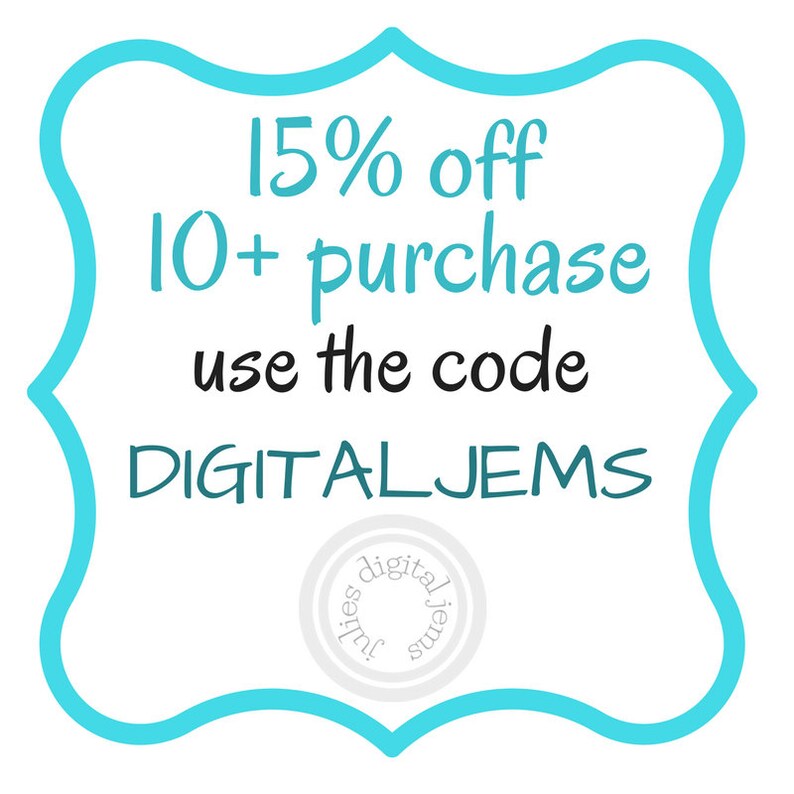 Puede incluir: Un banner azul turquesa con bordes redondeados y un c&iacute;rculo blanco en la esquina inferior derecha. El banner dice "15% de descuento en compras de 10+ art&iacute;culos usa el c&oacute;digo DIGITALJEMS".