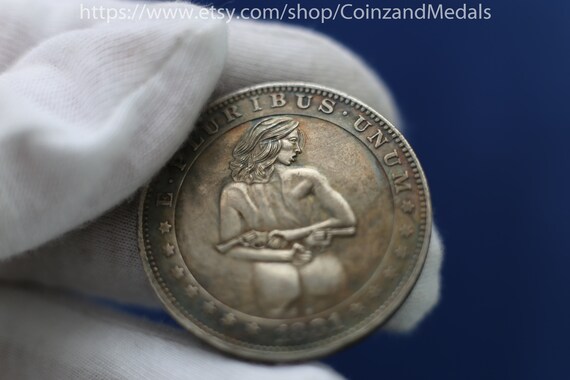 Aruba Sexy Girl - Sexy Girl Nude Hobo Nickel Coin 1881-CC or 1921 D Morgan Dollar Medal  Souvenir Collection USA