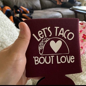 Let’s Taco Bout Love | Let’s Taco Bout Love Can Coolers | Fiesta Themed Bridal Shower | Mexican Bridal Shower | Fiesta Can Coolers | Wedding