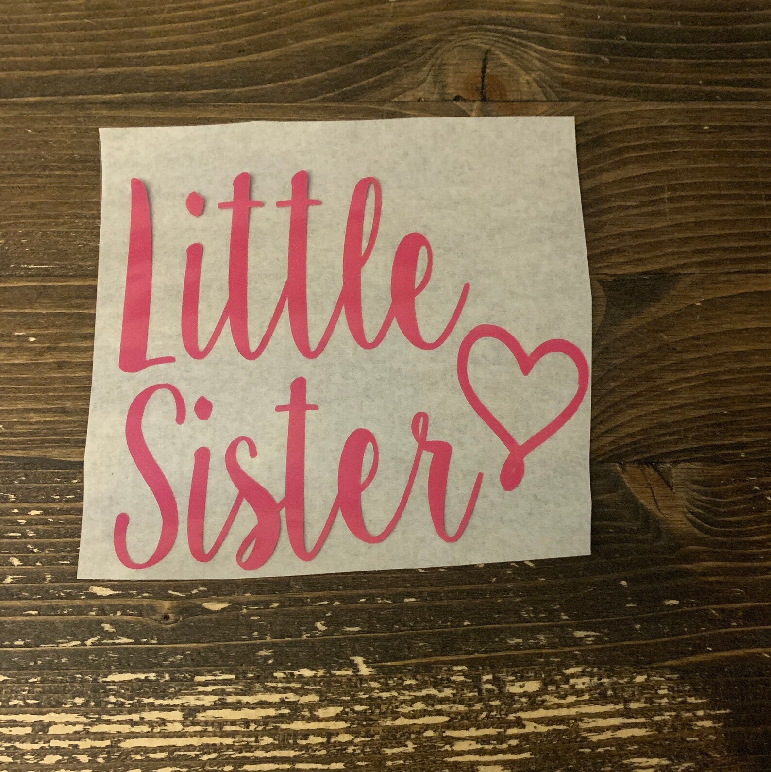 DIY Big Sister Iron on DIY Little Sister Iron on Big | Etsy