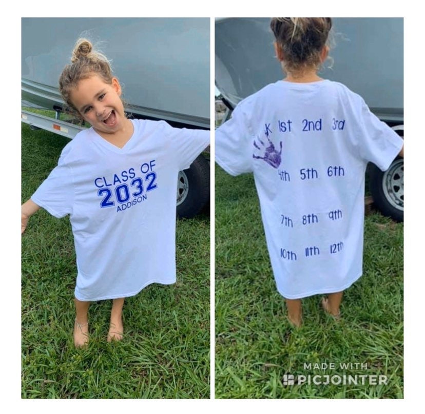 Handprint Watch Me Grow T-shirt Class 