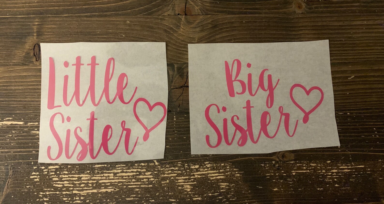 DIY Big Sister Iron on DIY Little Sister Iron on Big | Etsy