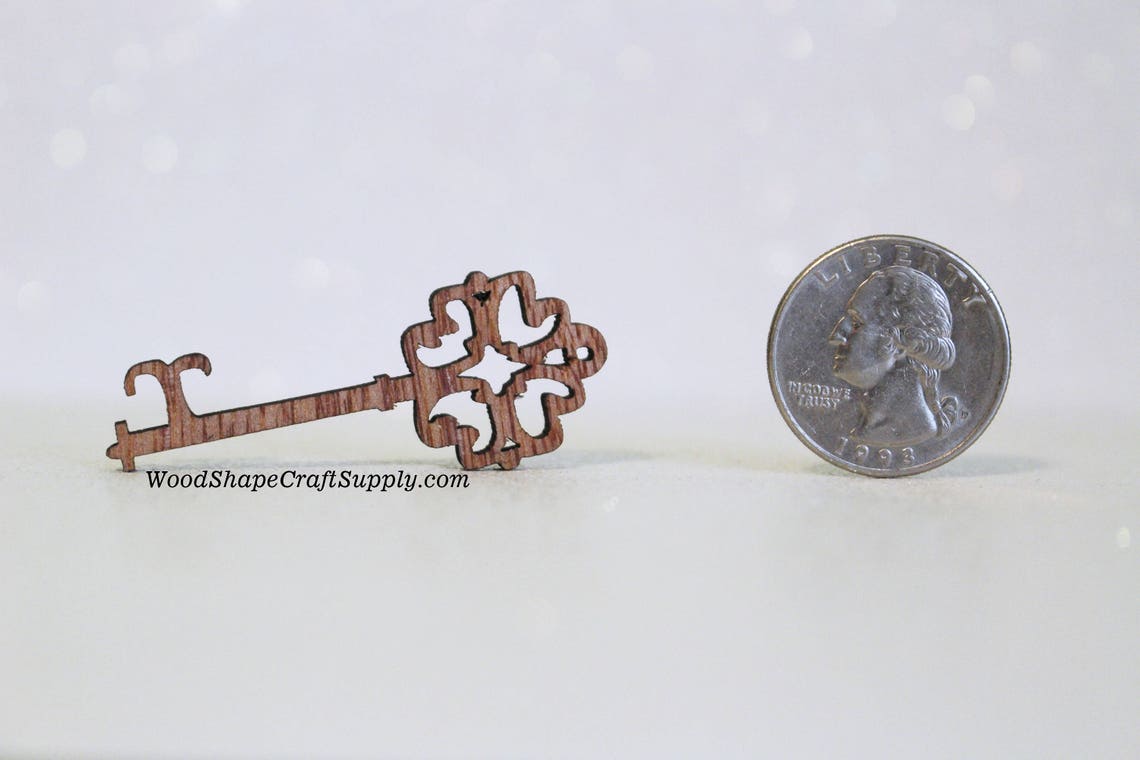 25 2 Inch Wood Skeleton Keys Wooden Skeleton Keys for Etsy