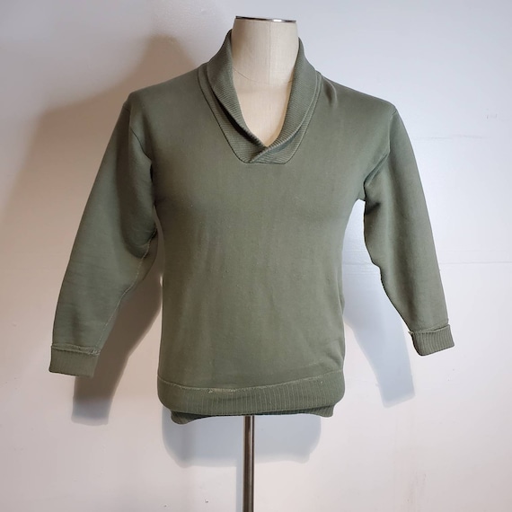 Vintage 50s Hanes Wind Shield Sweatshirt with Shaw
