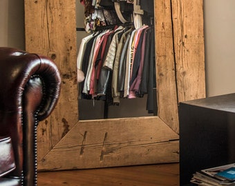 Reclaimed Wood Mirrors | Solid Wood | Mirror with Reclaimed Wood Frame