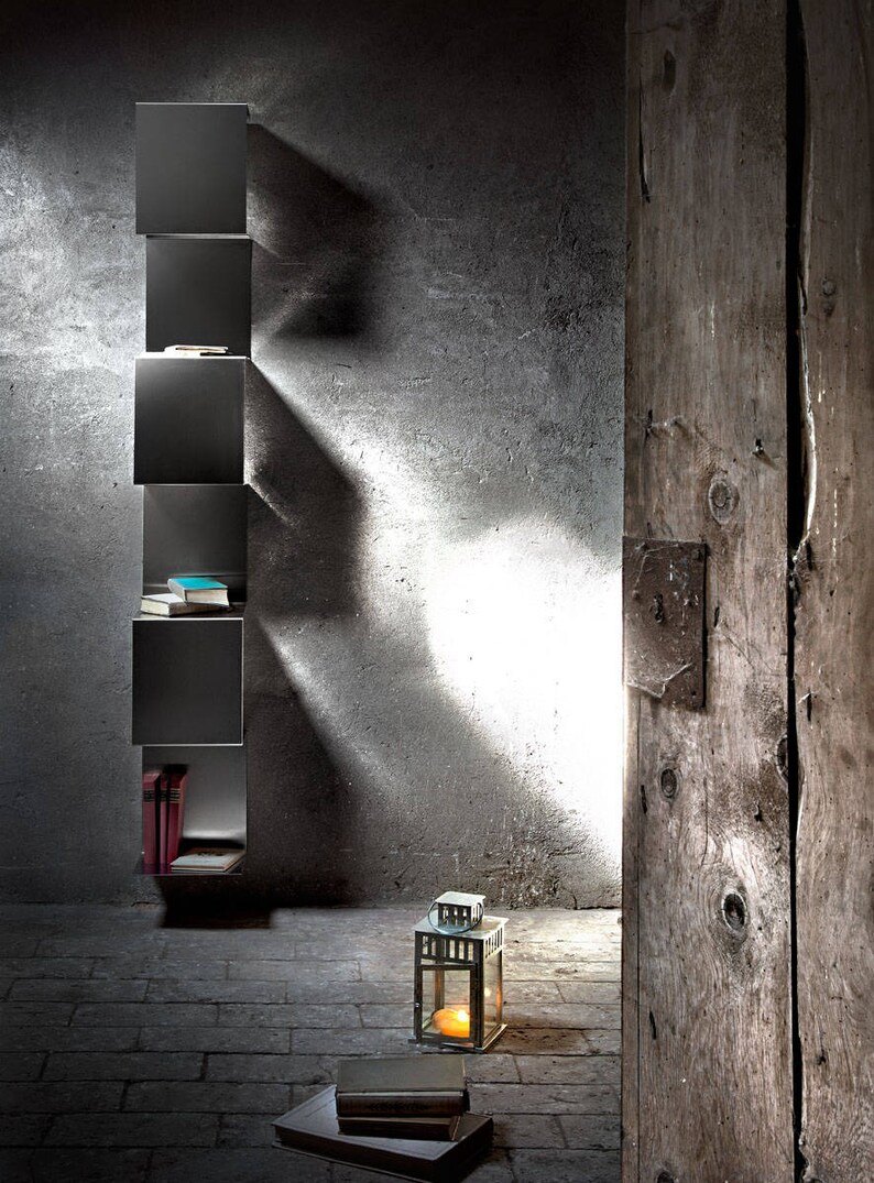 Stainless Steel Bookcase Modular Bookcase Wall Bookcase Design Library Metal Bookcase Shelf