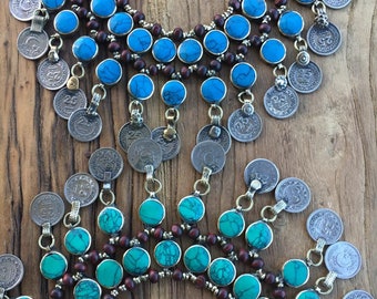 Tribal, Boho, Handcrafted Necklace.