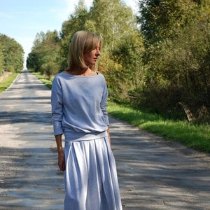 Cotton 3/4 Sleeve Blouse: Casual Everyday Top