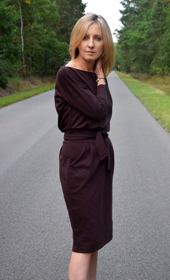 midi work dress