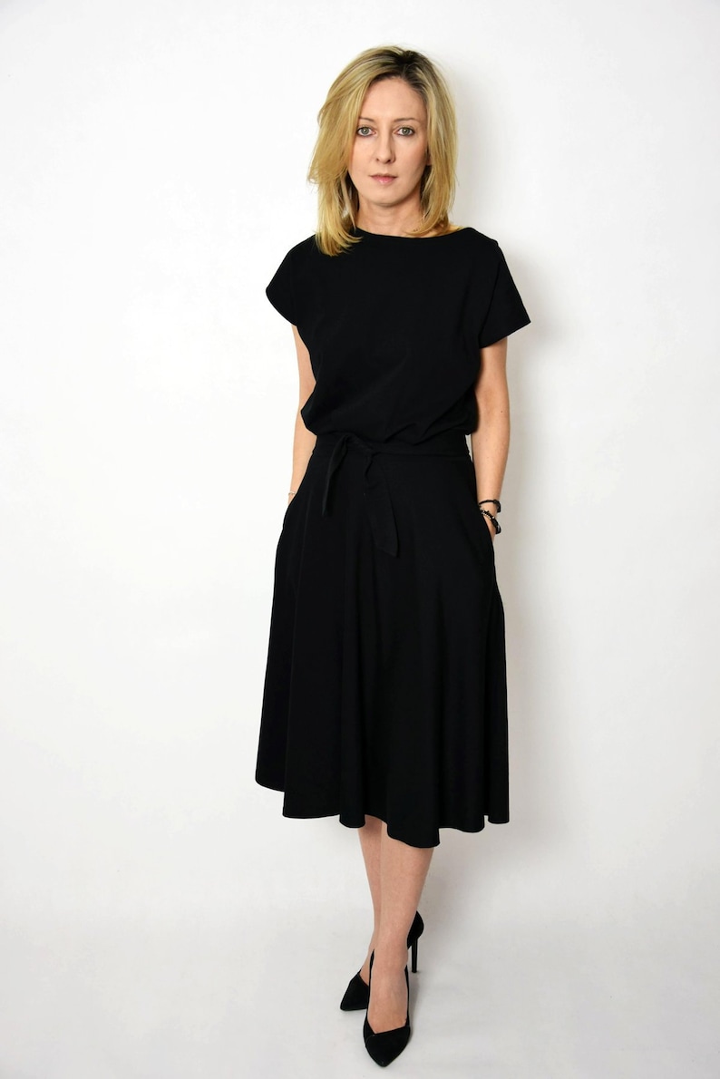 LUCY Midi Flared cotton dress form Poland handmade dress 100/% cotton dress vintage dress spring summer made in Poland