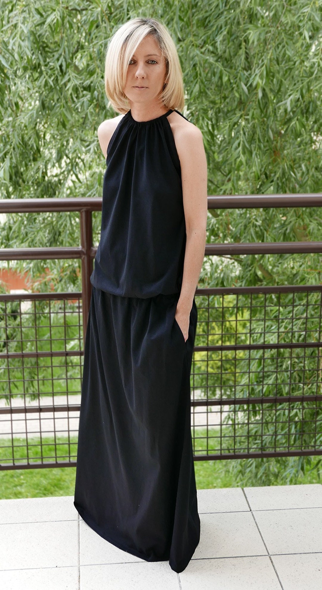 Amira Maxi Dress - Natural main image 1
