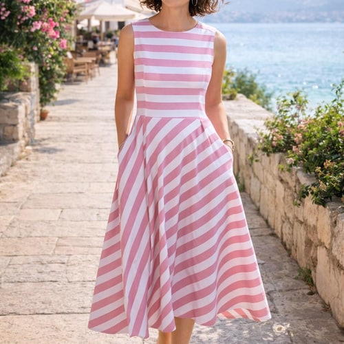 summertime midi dress Summertime Fine” Blue Midi Dress – Shop Abelia