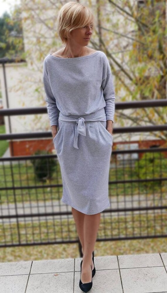 midi work dress