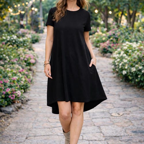 white christmas dresses MO&Co. Women's Polo Collar Cotton Dress White Size Xs main image 1