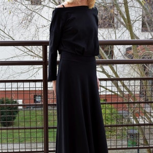 Cotton maxi dress / LongSleeve Dress / long dress for women / comfort dresses / Kornelia dress