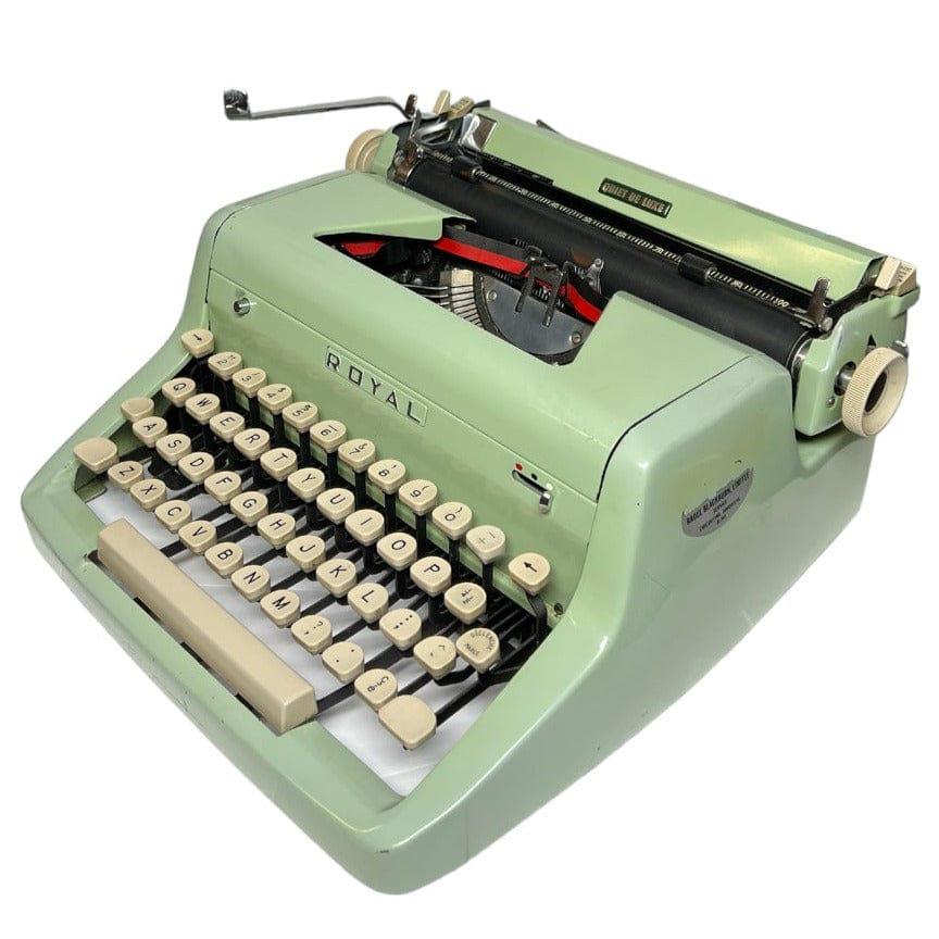 Royal Quiet Deluxe (green) Typewriter - Etsy