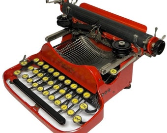 Corona 3 Special (Scarlet Red) Folding Typewriter