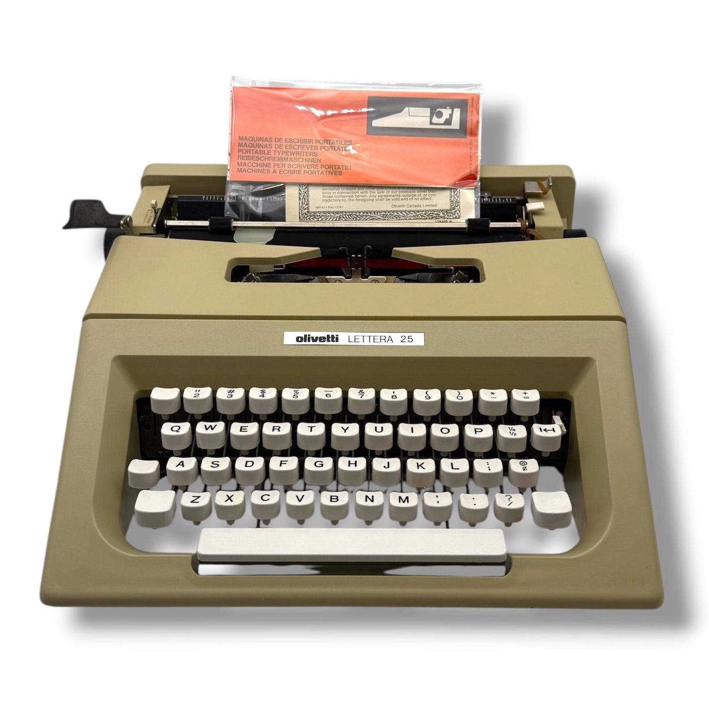 Olivetti Lettera 25 - Etsy