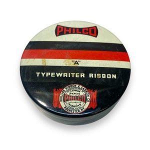 Typewriter Ribbon Tin - Philco