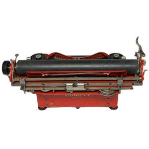 Toronto Typewriters Portable Typewriter Corona 3 Special (Scarlet Red) Folding Typewriter