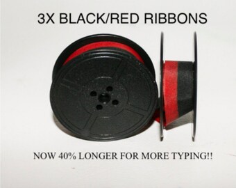 Black/Red Ribbon 3-Pack