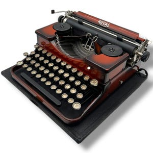 Royal P (Red Sunburst) Typewriter