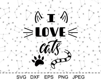 Download Love Cat Svg Love Svg Free Premium Svg File