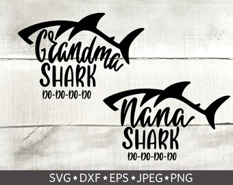 Free Free Nana Shark Svg 845 SVG PNG EPS DXF File