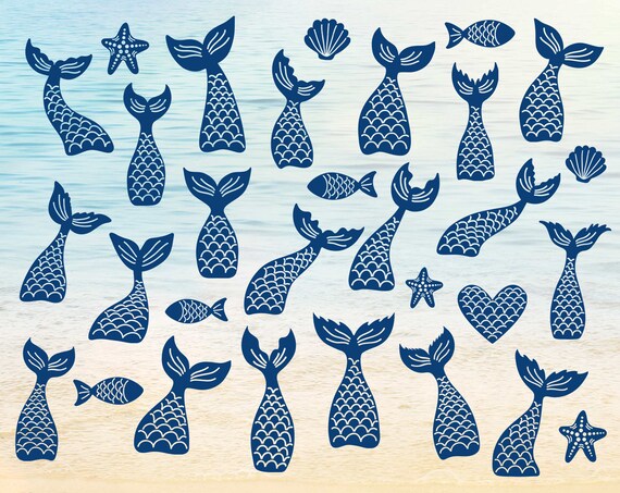 Free Free 160 Mermaid Tail Svg Etsy SVG PNG EPS DXF File