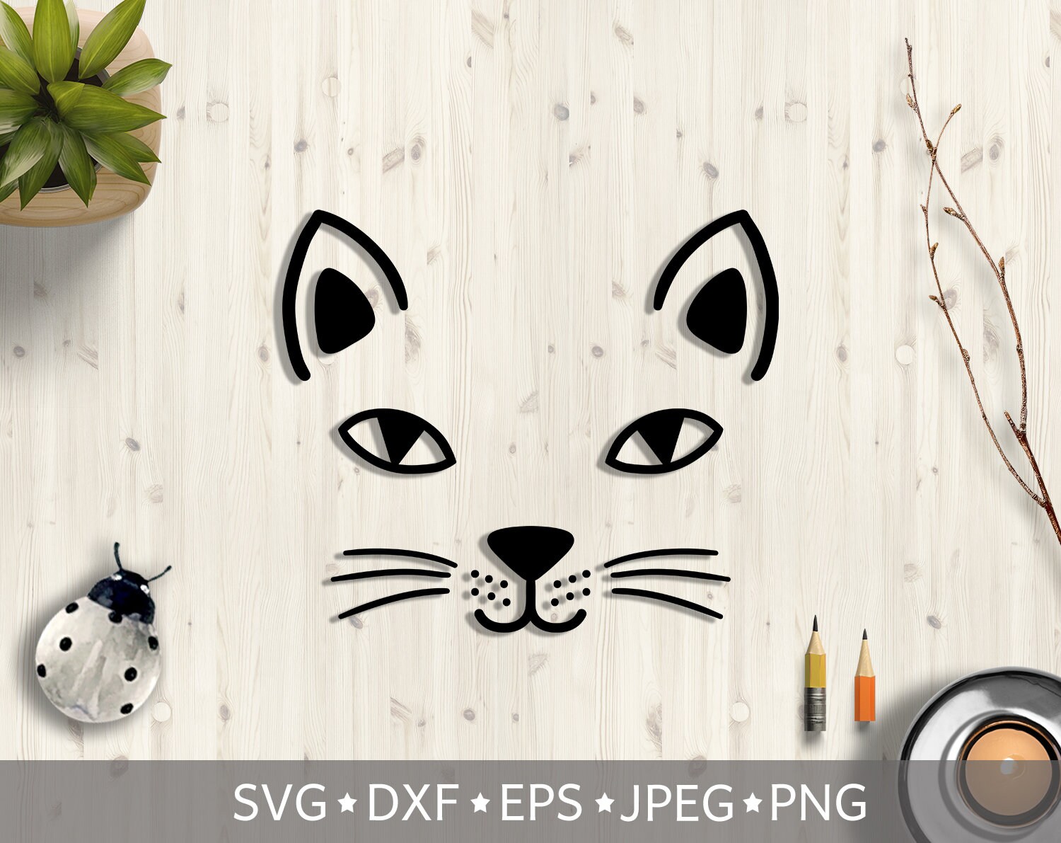 Free Free 144 Cat Whiskers Cat Face Svg Free SVG PNG EPS DXF File
