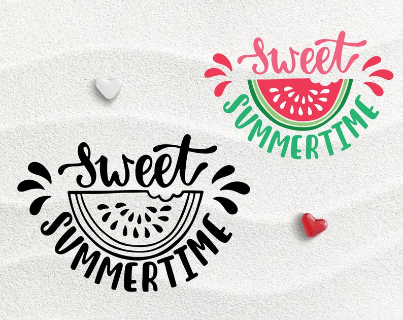 Download Summer SVG Sweet Summertime SVG Quote Watermelon Clipart ...
