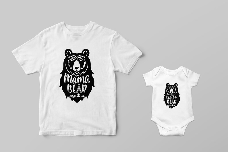 Download Mama Bear SVG Baby Bear SVG Bear Family Teepee Svg Tribal ...