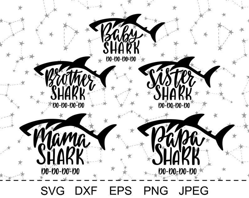 Free Free Mama Shark Svg 602 SVG PNG EPS DXF File