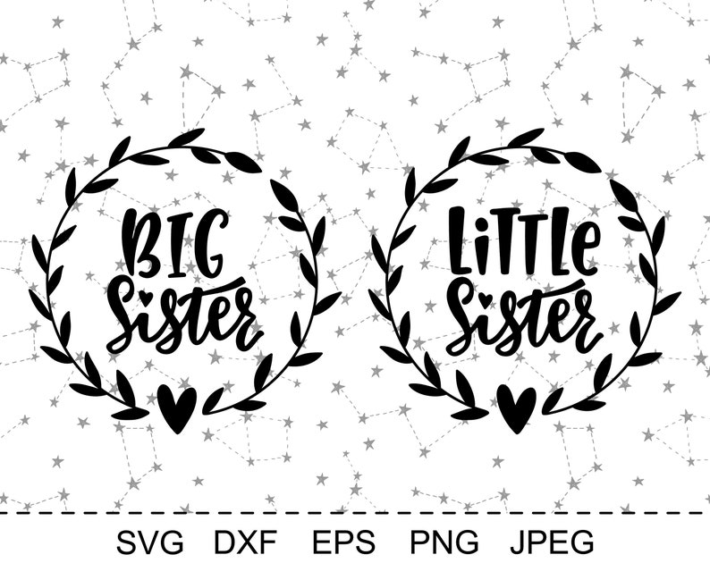 Download Big Sister SVG Little Sister SVG Baby girl svg Baby onesie ...
