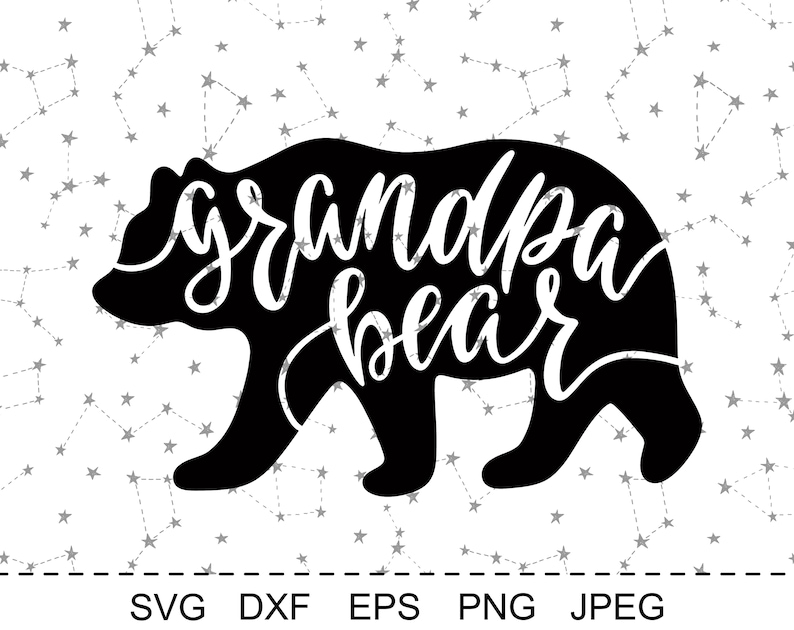 Download Grandma Bear Svg Grandpa Bear SVG Baby Bear Family SVG | Etsy
