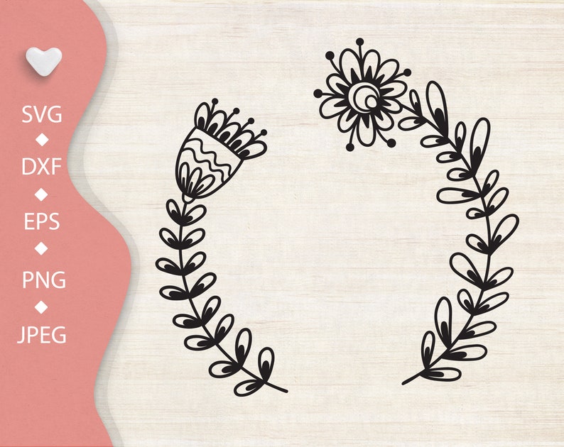 Free Free 212 Cricut Flower Wreath Svg SVG PNG EPS DXF File