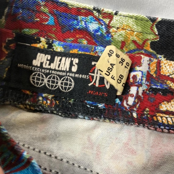 Jean Paul Gaultier Basquiat vintage 90's zipper j… - image 5