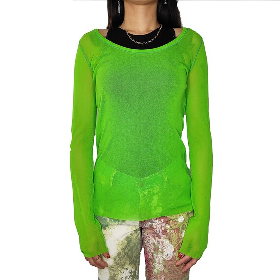 JEAN PAUL GAULTIER Soleil Green Top - Etsy