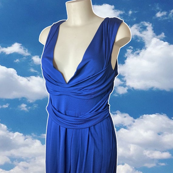 MOSCHINO vintage draped vintage dress size L
