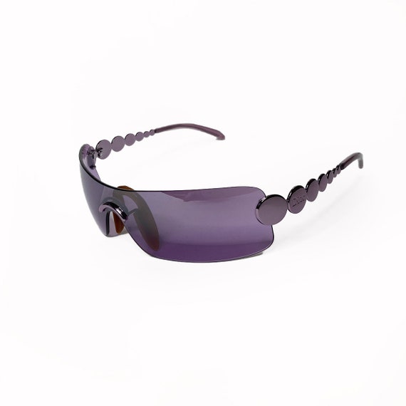 CHRISTIAN DIOR Millenium mask sunglasses Y2K vintage purple - Etsy