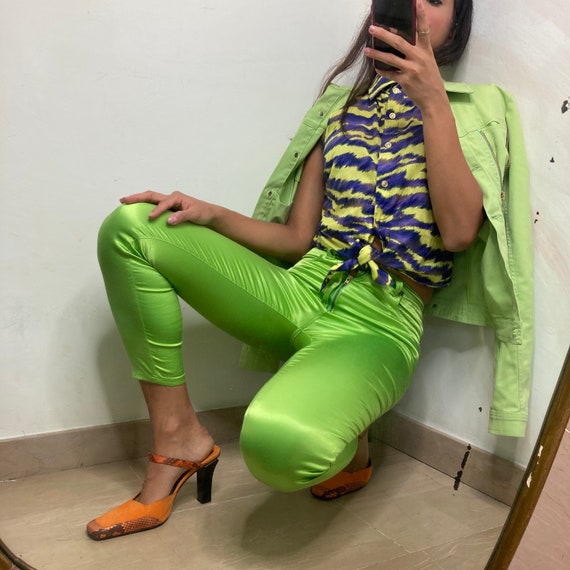 Lime green jacket hot sale outfit