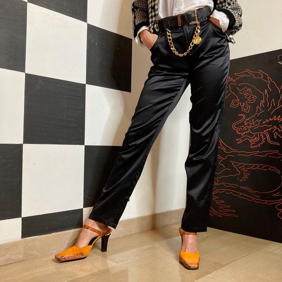 black trousers size 4