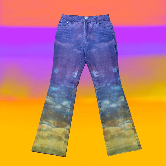 ROBERTO CAVALLI ombree y2k jeans size 31