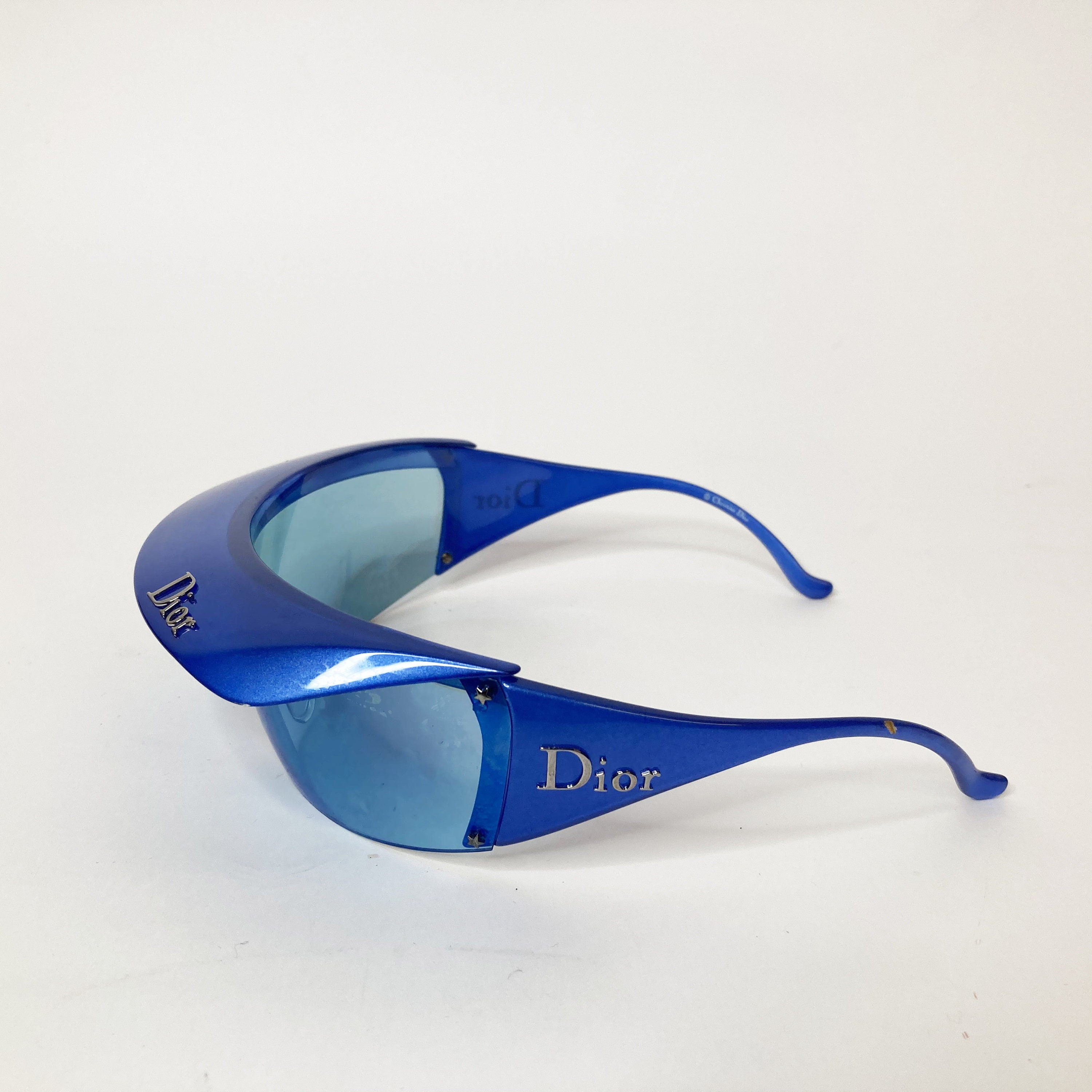 DIOR Golf sunglasses visor mask blue sunglasses Etsy Polska