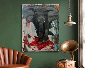 Abstract elephant