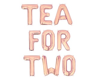 Tea Party Birthday Party Decor Tea for Two Birthday Balloons Princess ParTea Party Decorations Kids Birthday Decor Tea Birthday Balloon