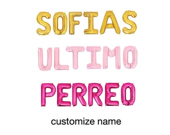 Bad Bunny Themed Custom Balloon Banner Ultimo Perreo Last Twerk Party Bad Bunny Themed Bach Party Decor Bachelorette Party Bach  Decorations